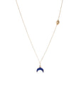 Moon Stone With A Diamond Necklace
