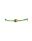 Tiny Medallion Enamel Our Lady Cord Bracelet