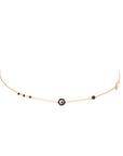 Evil Eye With Stones Choker