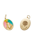 Medallion Enamel Our Lady Pendant