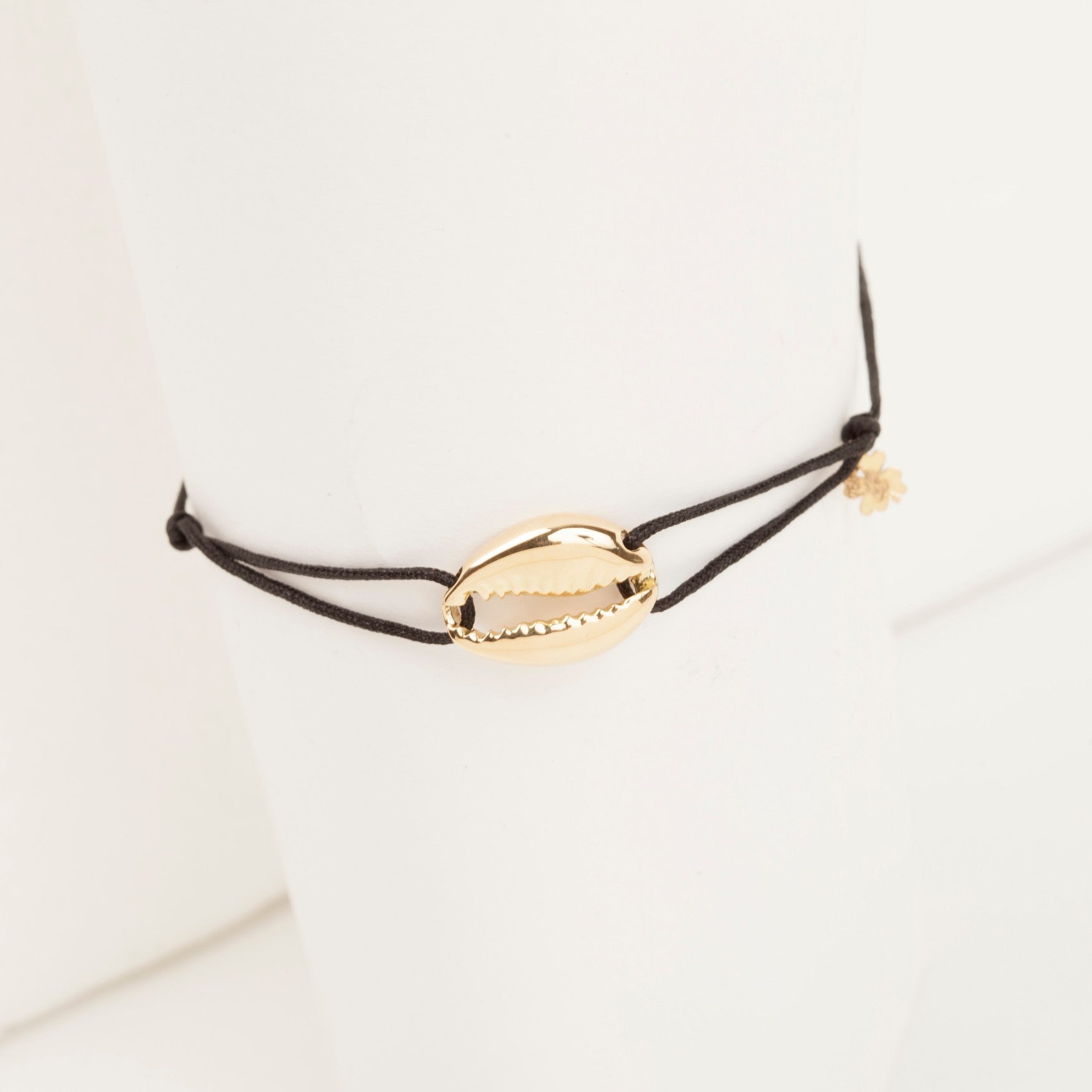 My African Cowrie Shell Cord Bracelet