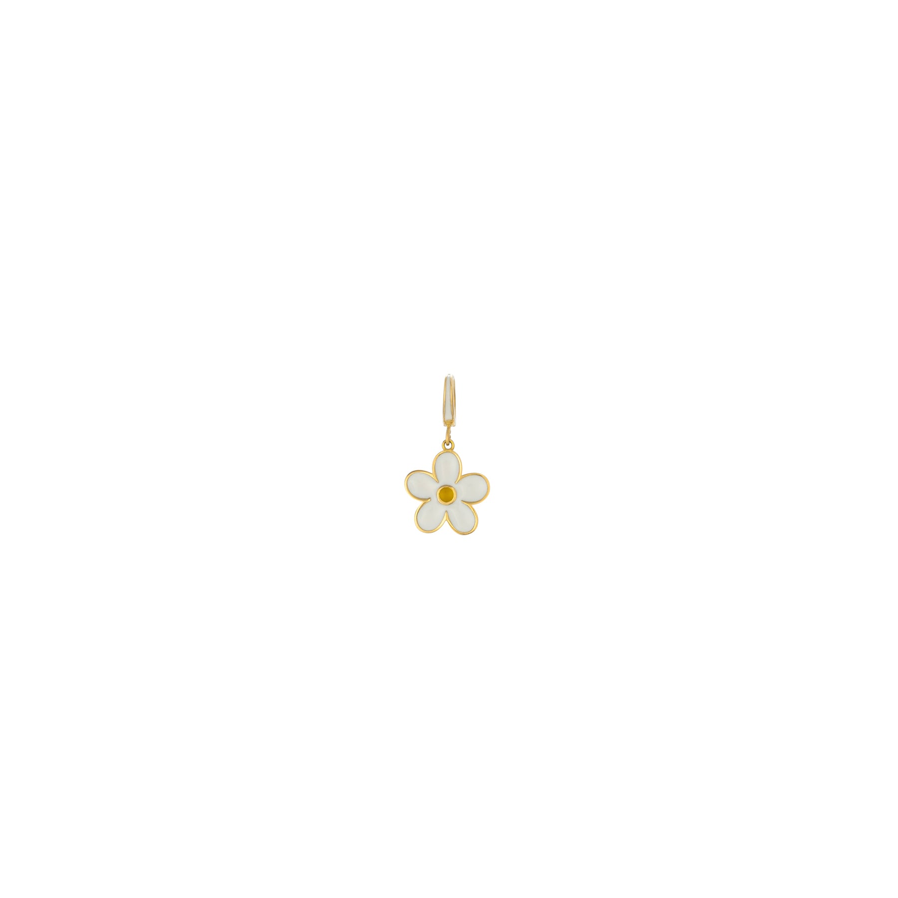 Daisy Enamel Pendant With Forever Clasp