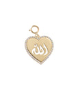 Not So Vintage Allah Heart PavÉ Diamonds Pendant