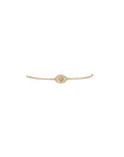 Tiny Medallion Enamel Angel Bracelet