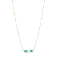 Romantic Semi Precious Bar Necklace