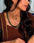 UAE Palm Tree Diamonds Necklace