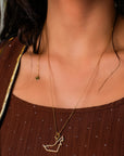 UAE Diamonds Outline with Forever Diamonds Clasp with 70 cm adjustable chain