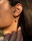 Pimp My Plain Creole Diamonds Heart Mono Earring