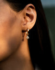 Pimp My Plain Creole Diamonds Cedar Mono Earring
