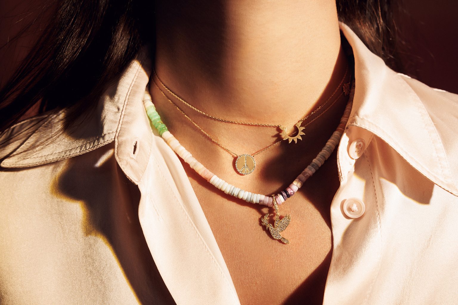 So Precious Dove Full Diamonds Pendant With Diamonds Forever Clasps