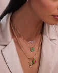 So Precious Luck Emerald Necklace