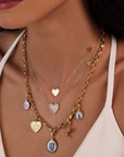 So Precious Dove Pink Saphires Pendant With Forever Clasps