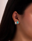 Newest Sunset Crush Full Pavé Diamonds Earrings