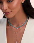 Fatima Pearl and Turquoise Chapelet