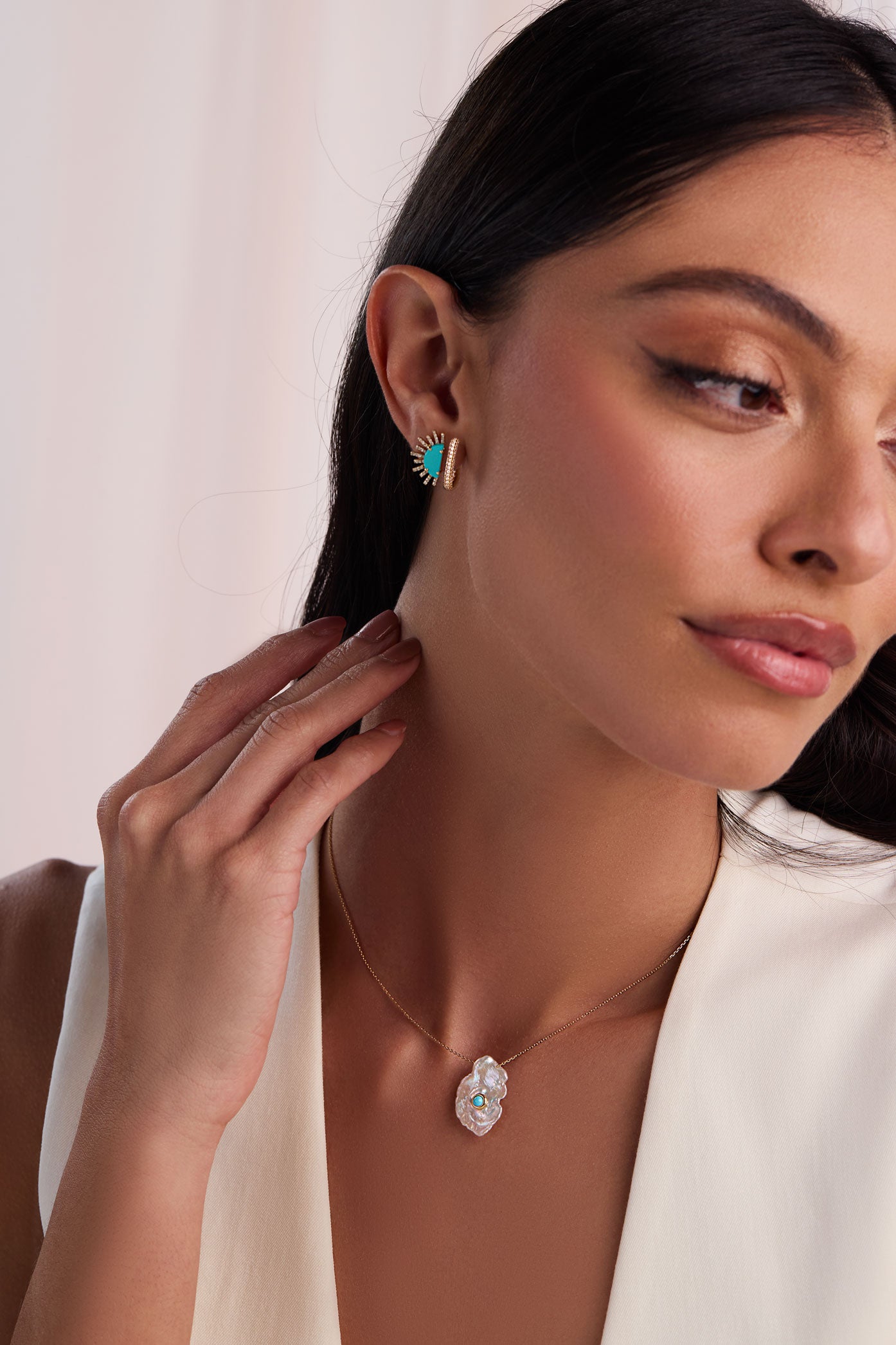 Sunset Crush 566 Diamonds Rays Earrings