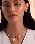 Mono Diamond Bridge Earrings