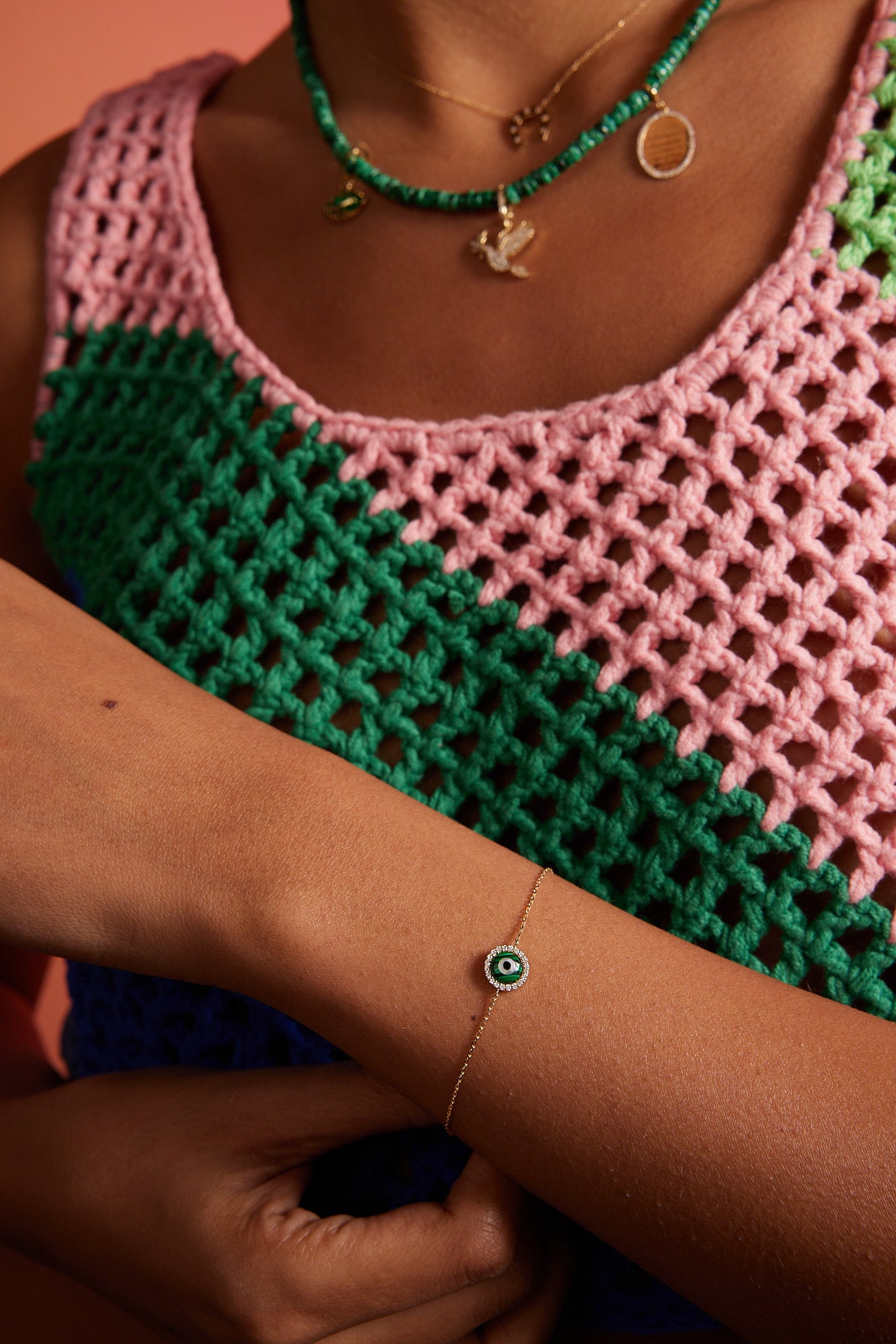 Mini Eye Full Diamonds