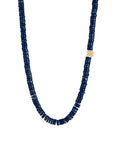 Rondelles Lapis Lazuli Semi Precious Stones Necklace