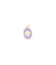Medallion Enamel Sun Pendant
