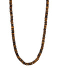 Rondelles Tiger Eye Semi Precious Stones Necklace