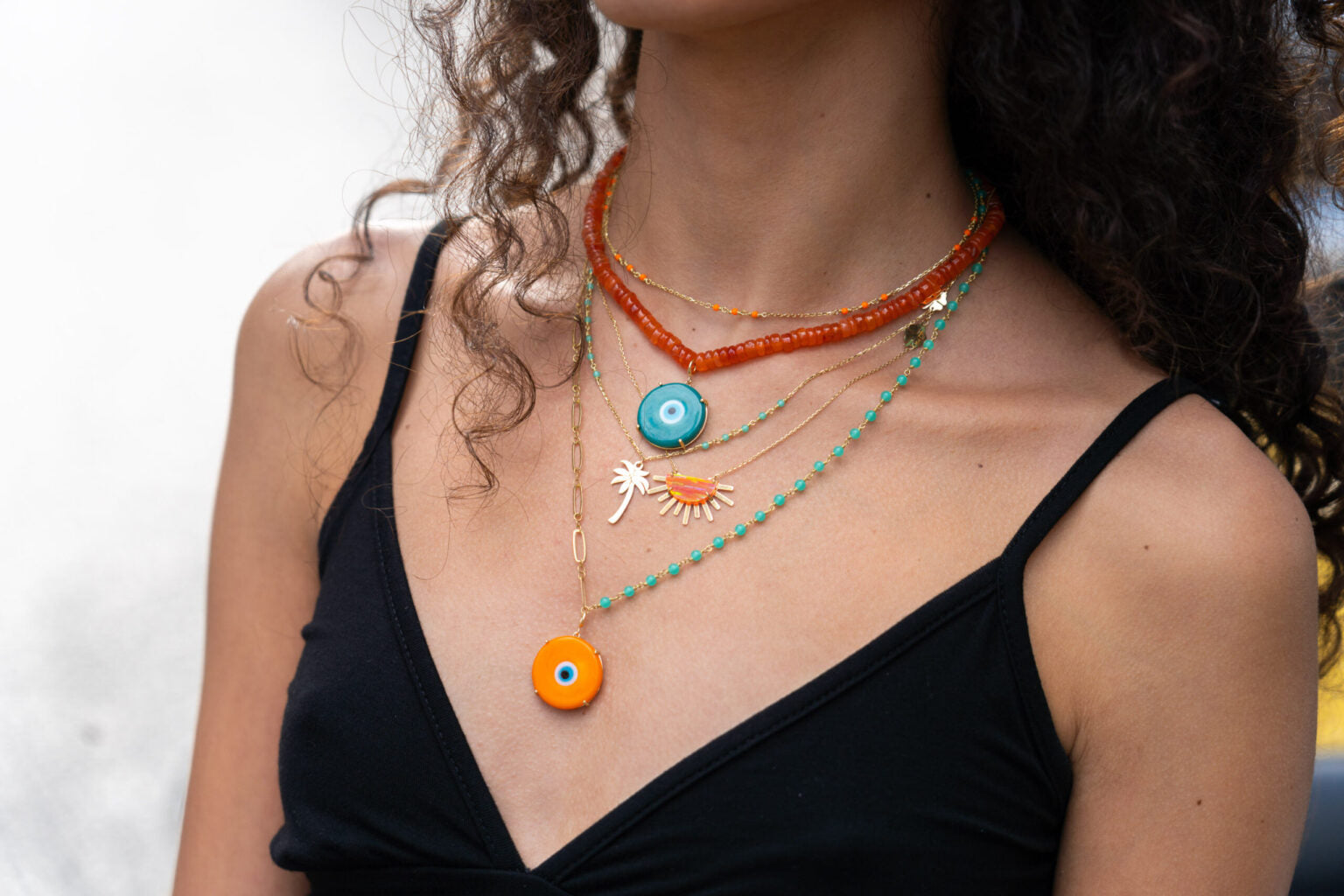 Turkish Eye Griffe Pendant With Clasp