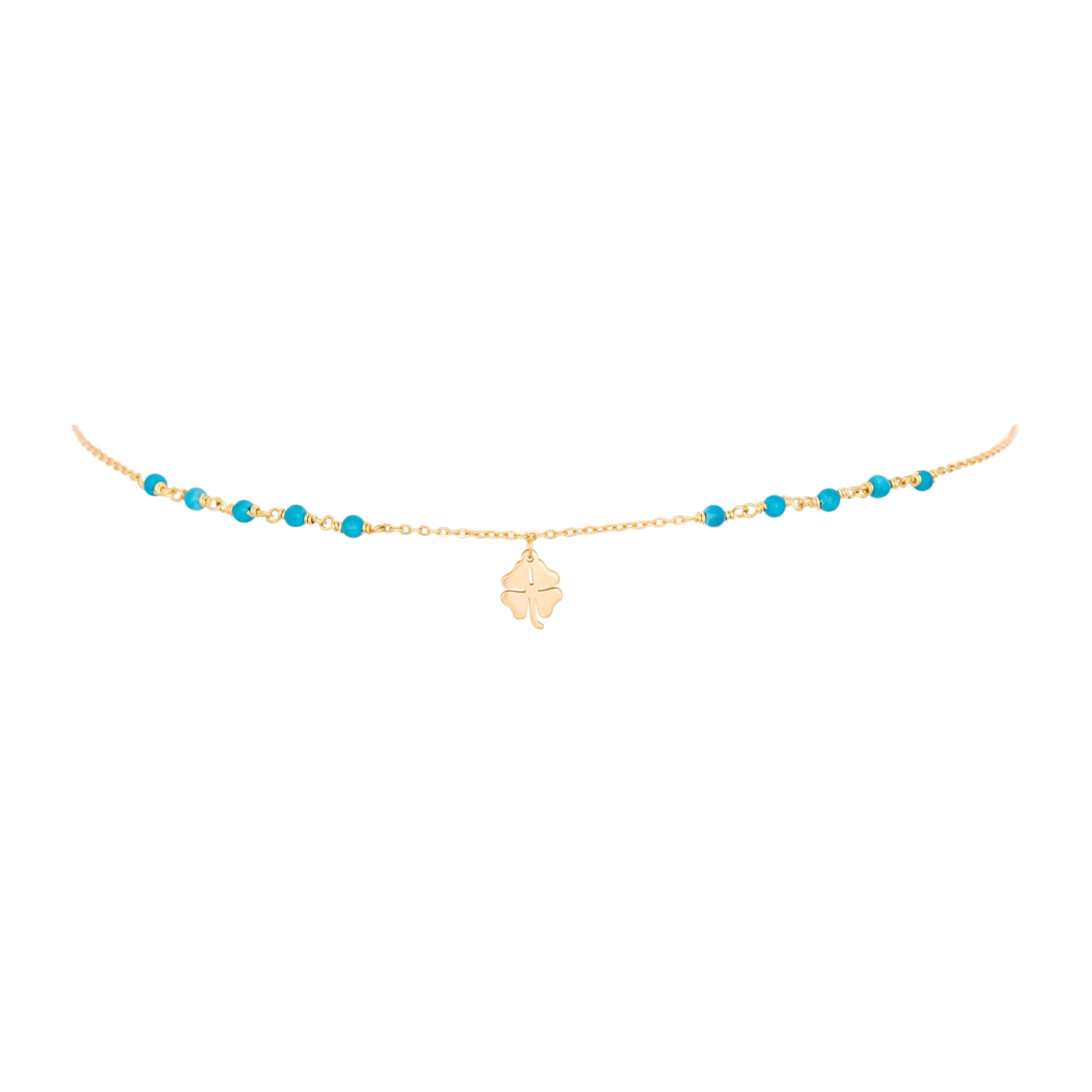 Clover Dots Anklet