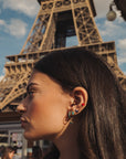 Tiny Moons Earrings