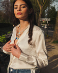 Turkish Eye Griffe Pendant With Clasp