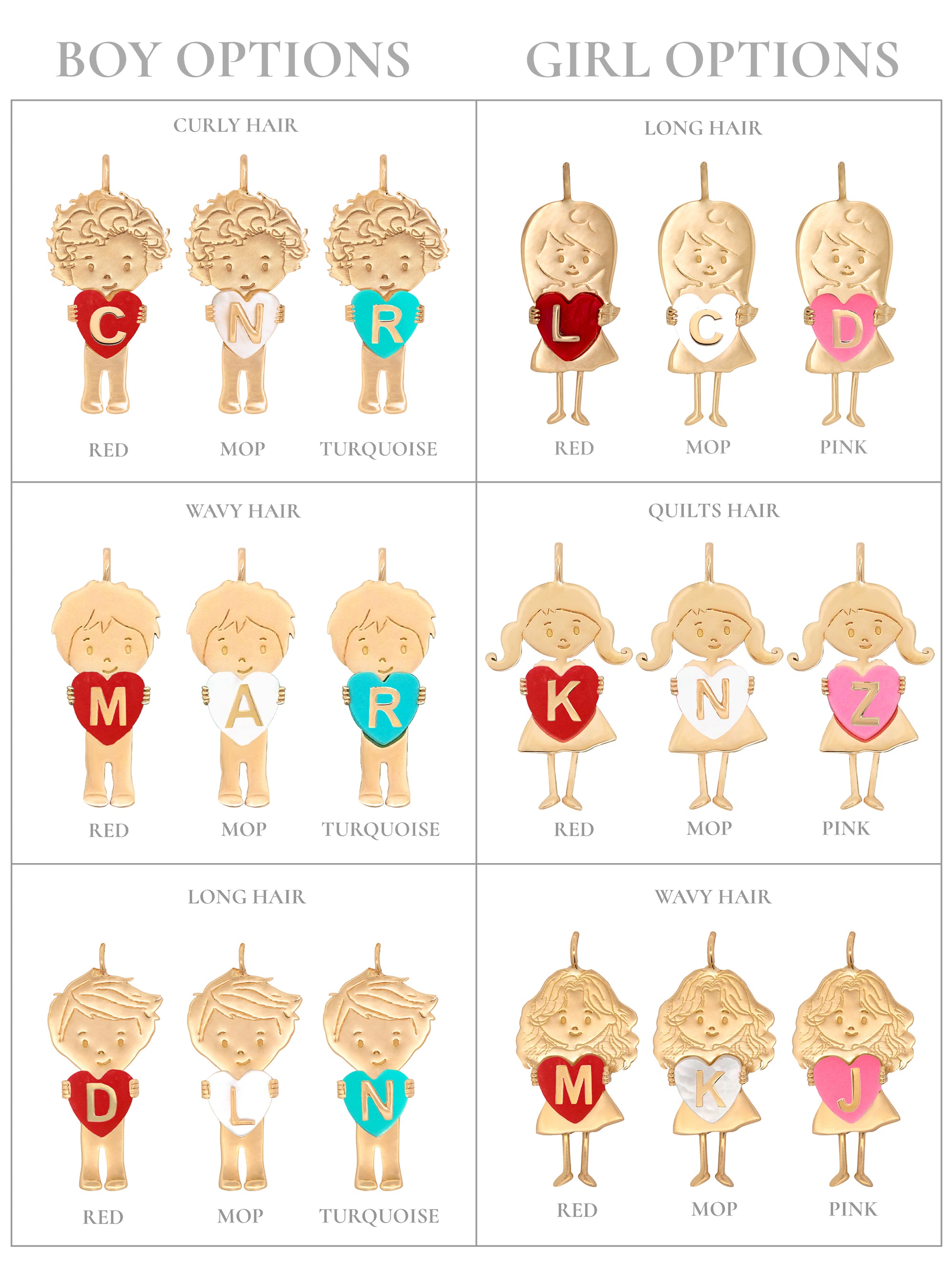 My Kids my heart with Initials Double