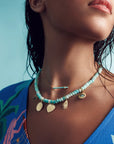 Rondelle Amazonite Rondes Necklace