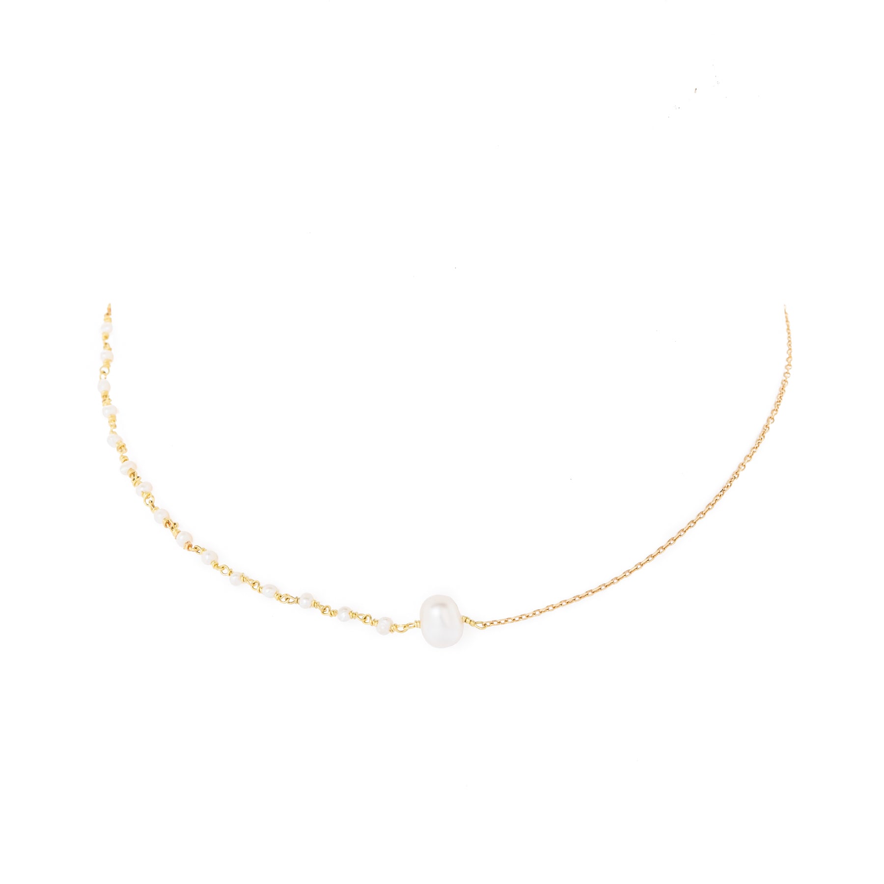 Half Pearl Choker