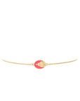 Tiny Medallion Enamel Our Lady Bracelet