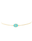 Tiny Medallion Enamel Allah Bracelet