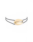 My African Cowrie Shell Without Diamond Cord Man Bracelet