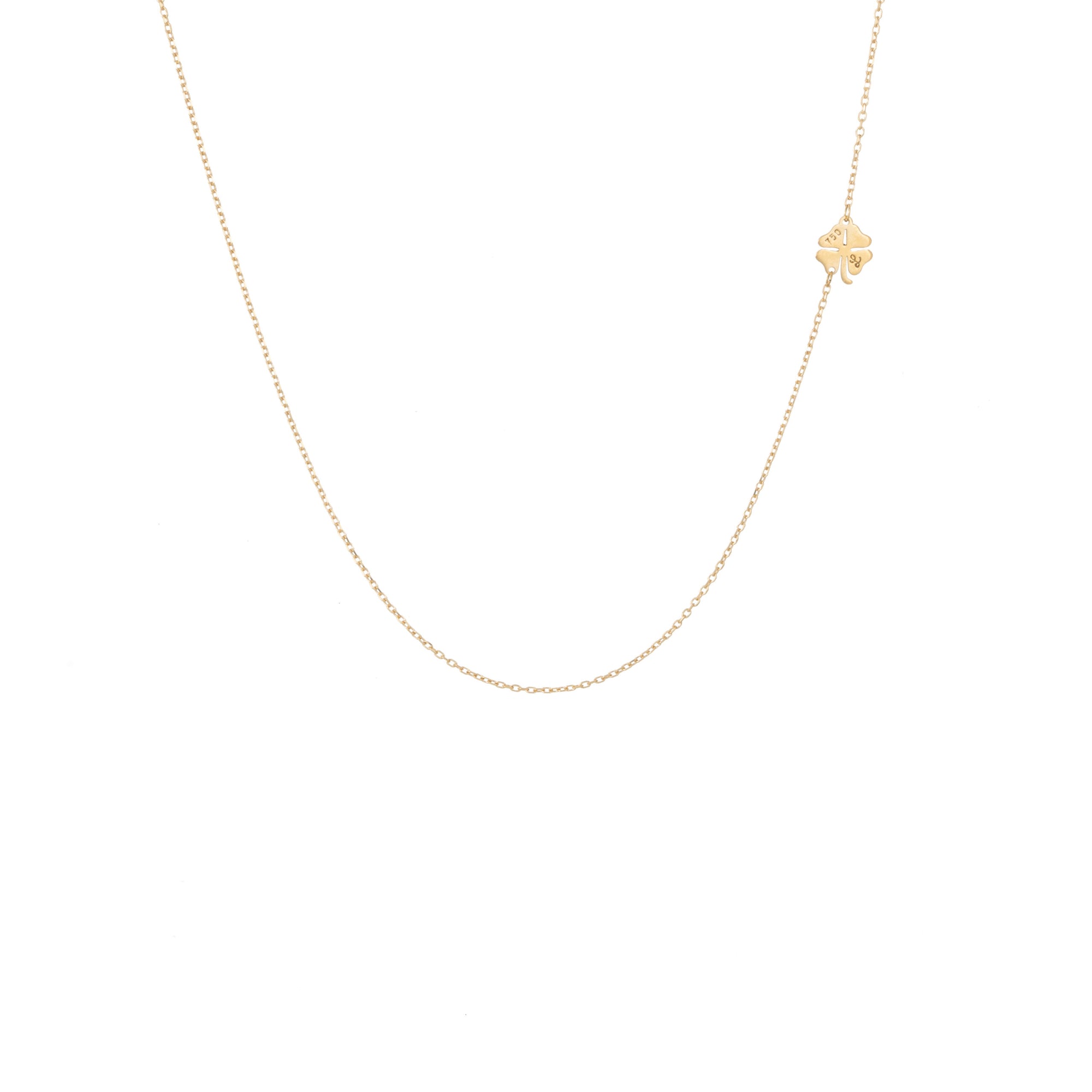 Simple Chain 50 Cm With Inverted Logo For Pendant Necklace