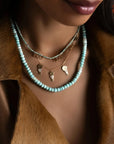 Rondelle Amazonite Rondes Necklace