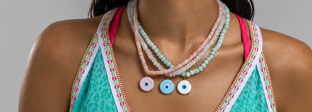 Semi Precious Stones Necklaces