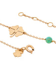 Clover With 1 Bead Bracelet