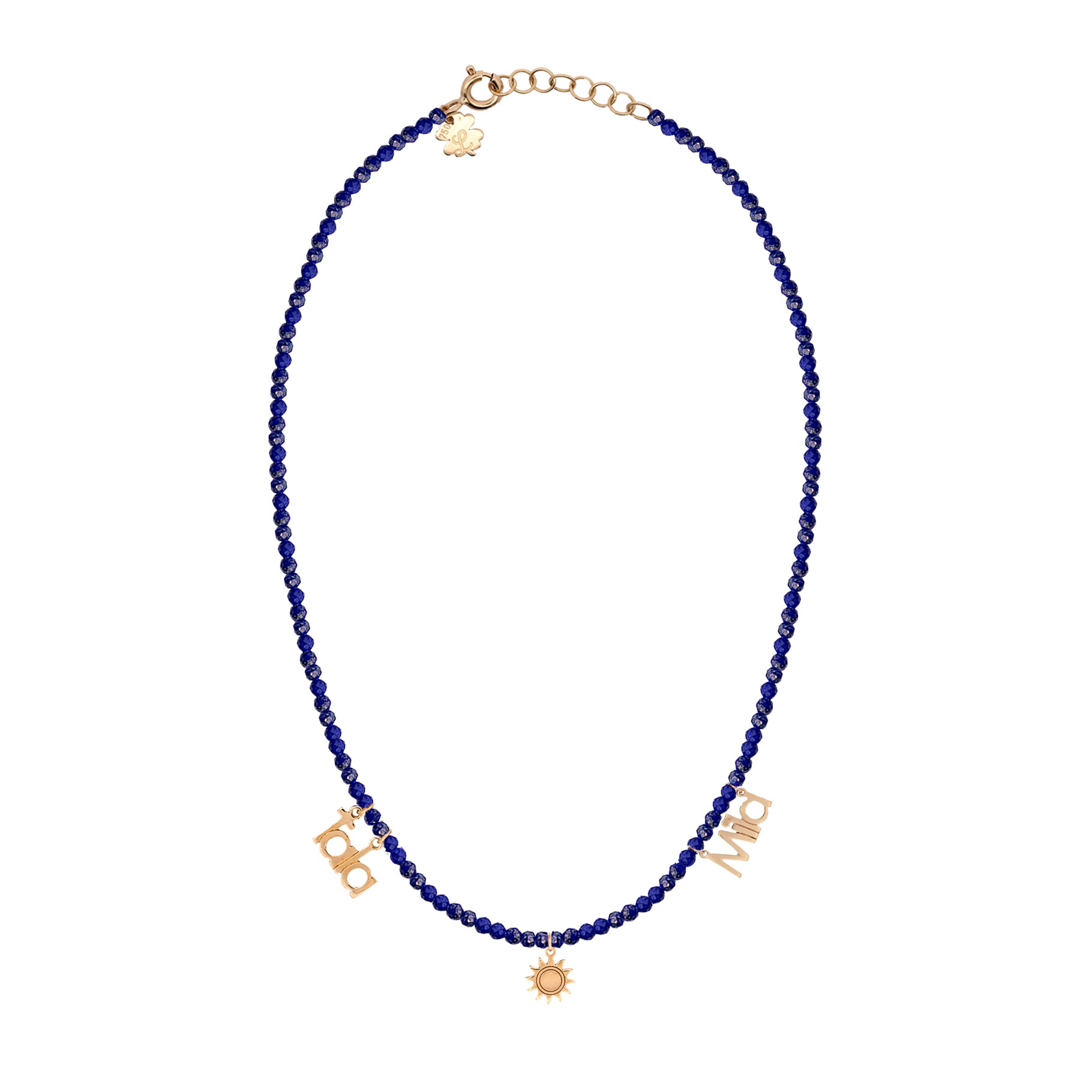 My 2 stars Names with My Lucky Charm Necklace