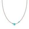 Mother Of Pearl With Turquoise Clover