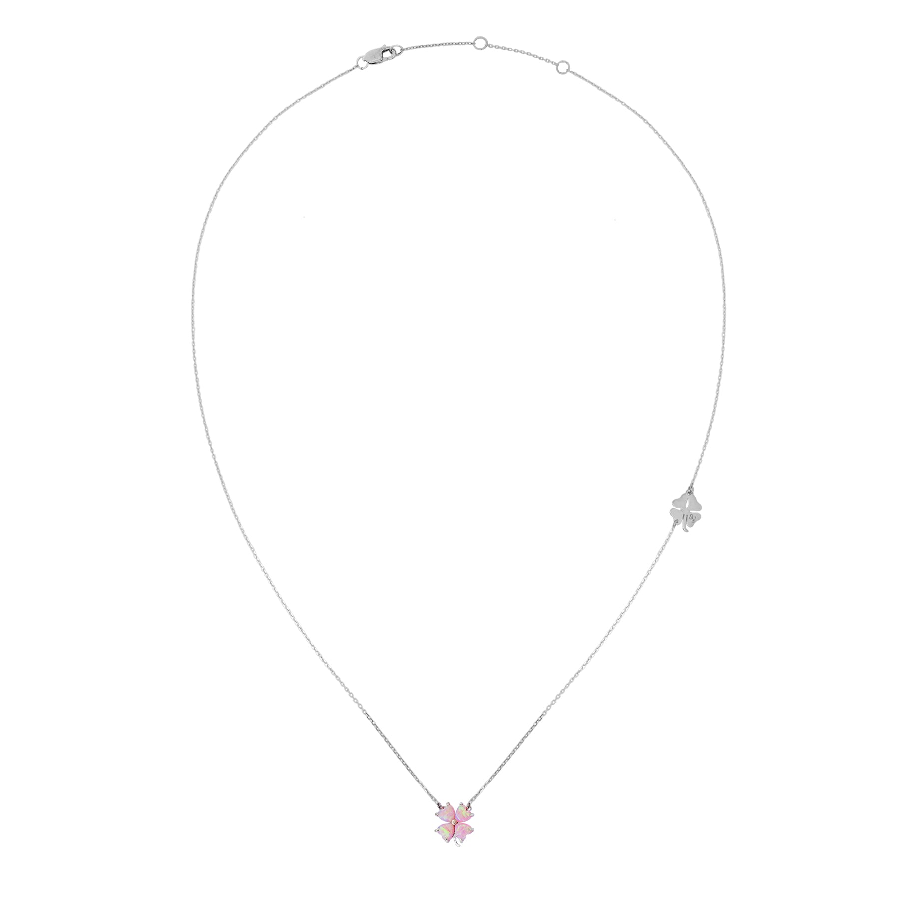 Oh Clover Silver Necklace