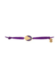 Tiny Medallion Enamel Our Lady Cord Bracelet