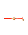 Tiny Medallion Enamel Our Lady Cord Bracelet