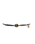 Tiny Medallion Enamel Allah Cord Bracelet