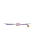 Tiny Medallion Enamel Allah Cord Bracelet