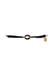 Tiny Medallion Enamel Fatima Cord Bracelet