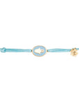 Tiny Medallion Enamel Fatima Cord Bracelet - Kids