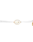 Tiny Medallion Enamel Fatima Cord Bracelet - Kids