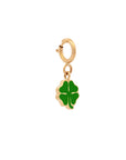 Mini Enamel Clover Pendant With Clasp