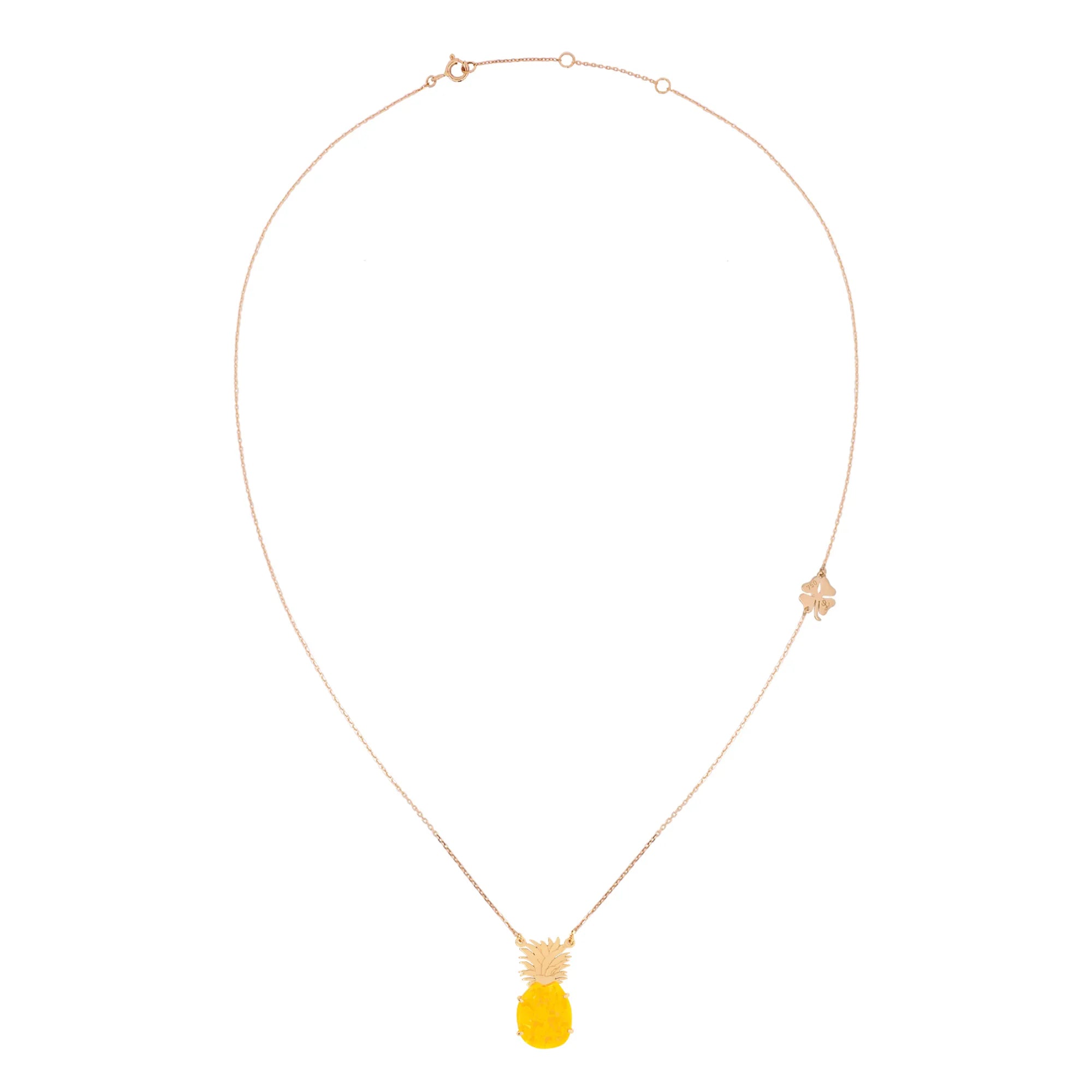 Realistic Pineapple Necklace